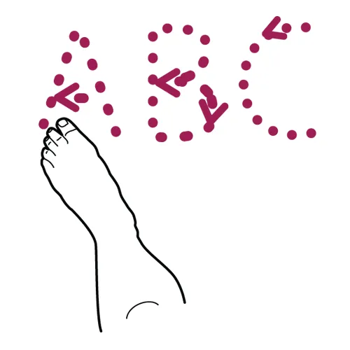 Alphabet writing