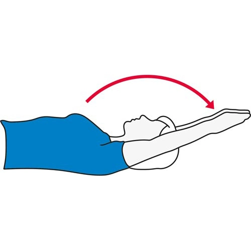 Arm stretch (lying)