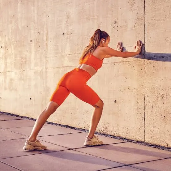 Calf muscles stretching