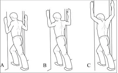 Doorway shoulder stretch