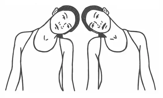 Side-to-side bends (lateral neck flexion)