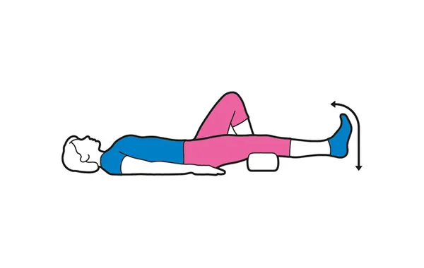 Short arc quadriceps exercise