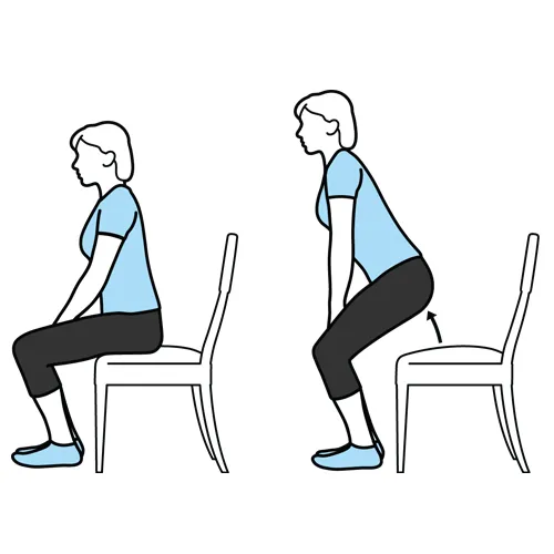 Sit to stands