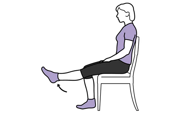 Straight-leg raise (sitting)